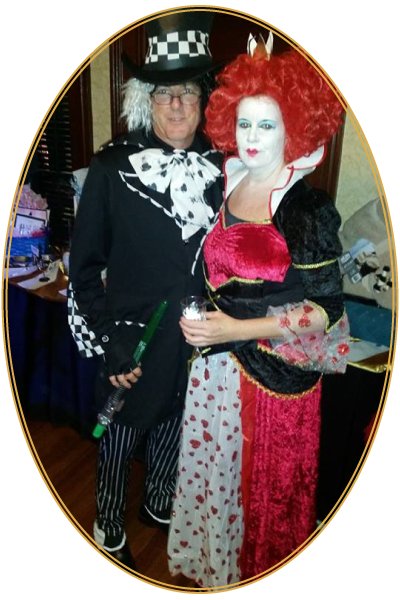 Mad Hatter and Queen of Hearts