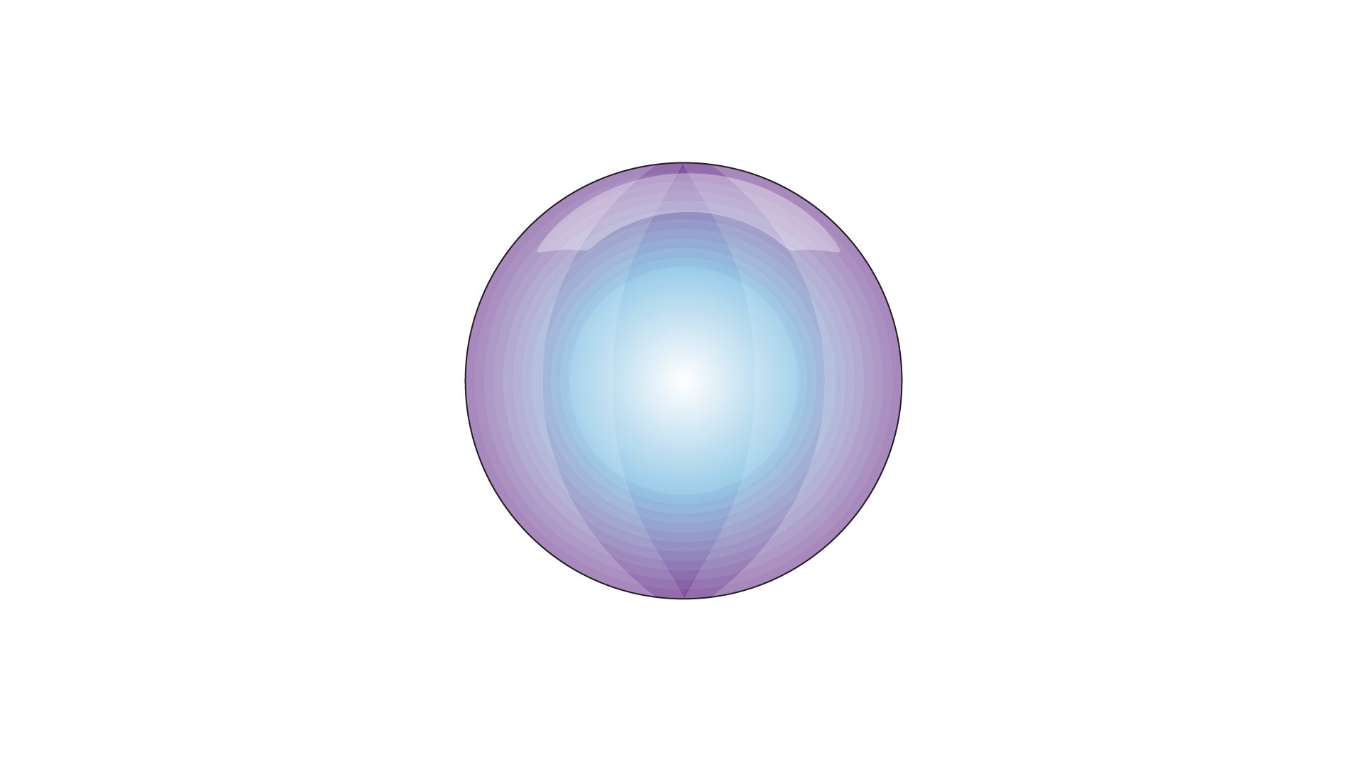 glowing crystal ball